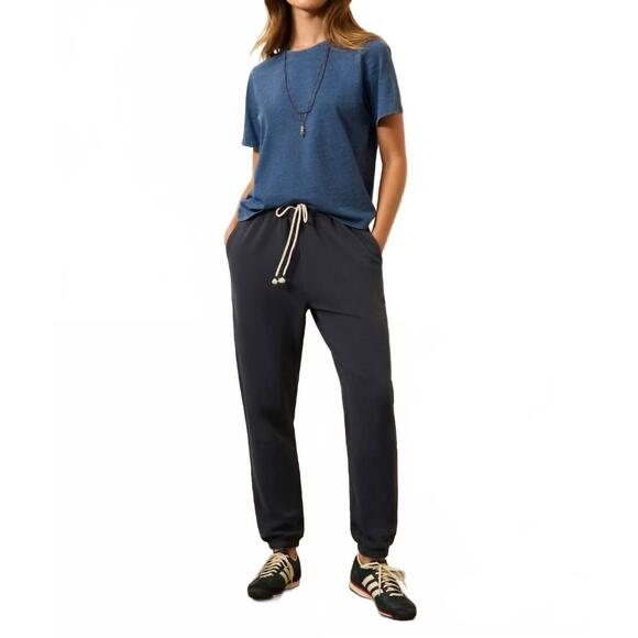NEW FAHERTY high standard fleece sweatpant in blue nights